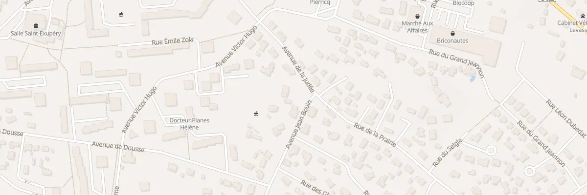 Plan du 8 Av Jean Bouin à Biscarrosse