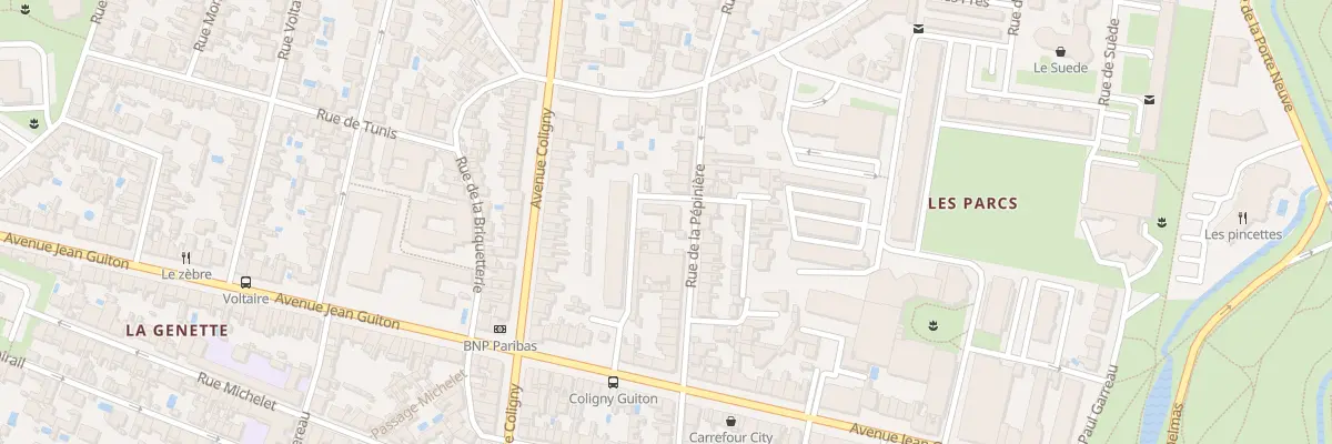 Plan du 34 Rue de la Pépinière à La Rochelle