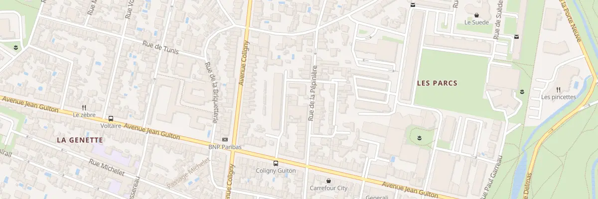 Plan du 36 Rue de la Pépinière à La Rochelle