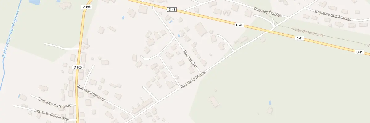 Plan du 63 Rue du Chit à Lévignacq