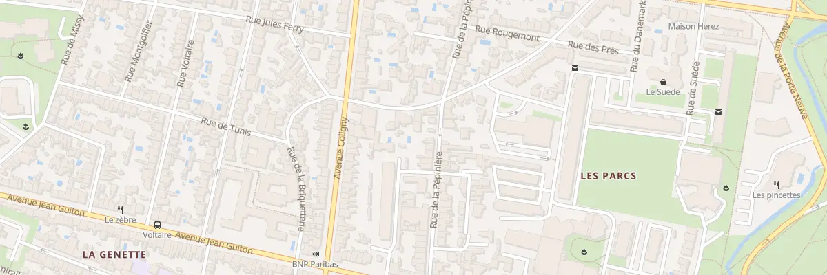 Plan du 24 Rue de la Pépinière à La Rochelle