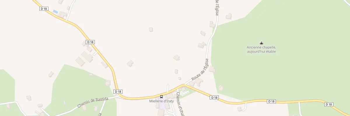 Plan du 46 Rte de Saint-Jean-Le-Vie à Ahaxe-Alciette-Bascassan