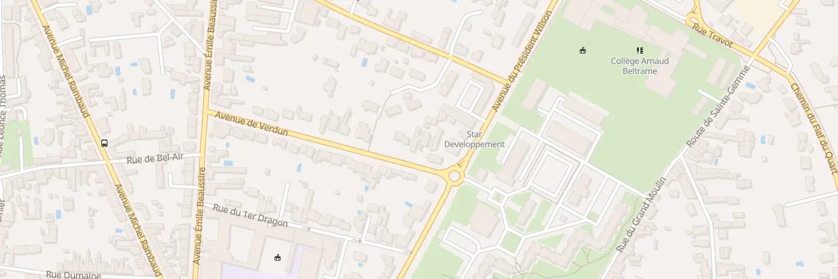 Plan du 25 Av de Verdun à Luçon