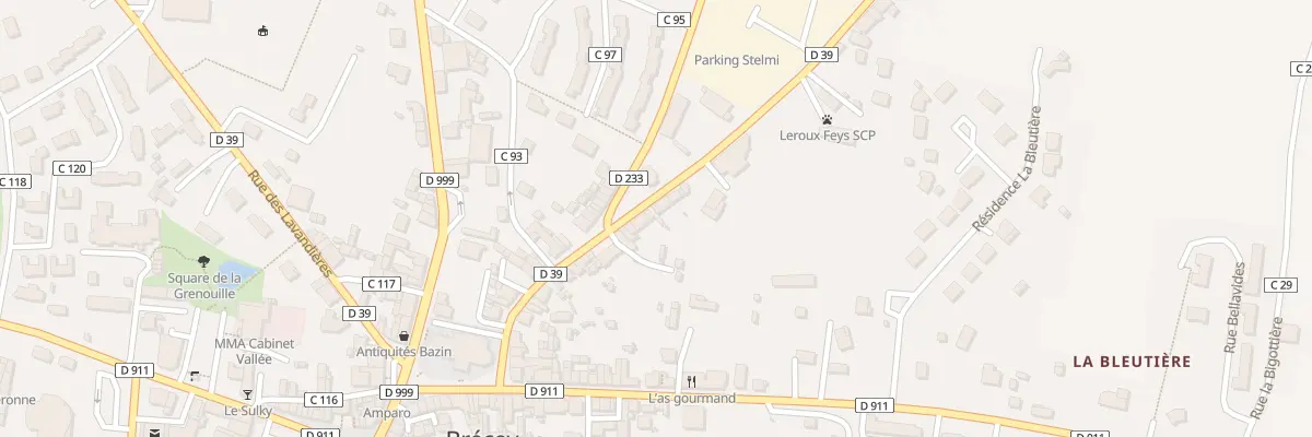 Plan du 38 Rue du Bocage à Brécey