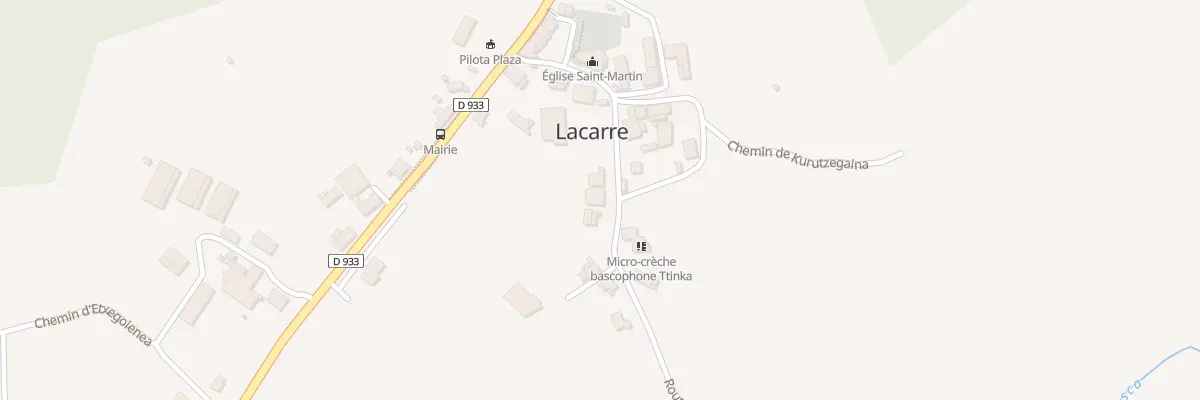 Plan du 202 Rue de l’Église à Lacarre