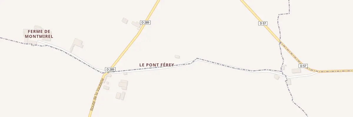 Plan du 1 Le Pont Ferey à Graignes-Mesnil-Angot