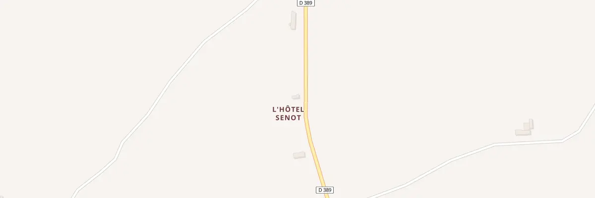 Plan du 3 L’Hotel Senot au Dézert