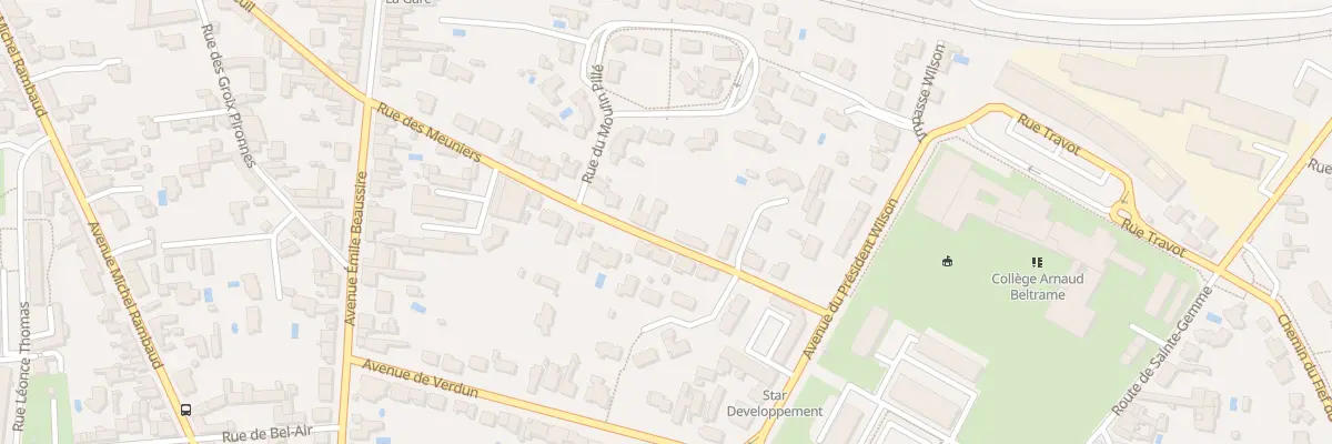 Plan du 37 Rue des meuniers à Luçon