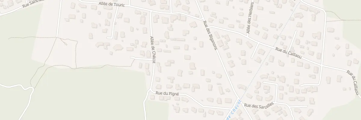 Plan du 115 All de Checot à Biscarrosse
