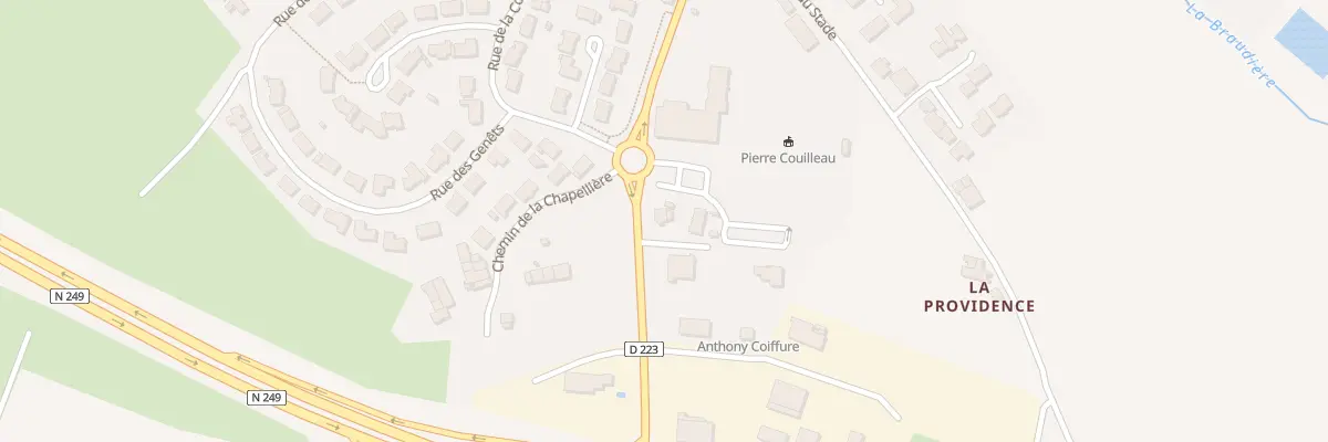 Plan du 25 Rue de la Poste (Tillieres) à Sèvremoine