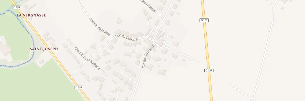 Plan du 1 Rue des girouards à Saint-Fulgent