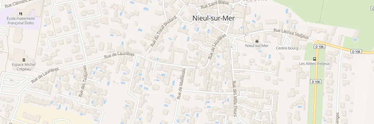 Plan du 22 Rue de Lauzières à Nieul-sur-Mer