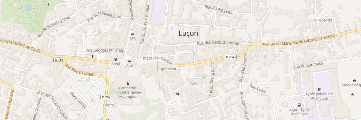 Plan du 5 Pl du Minage à Luçon