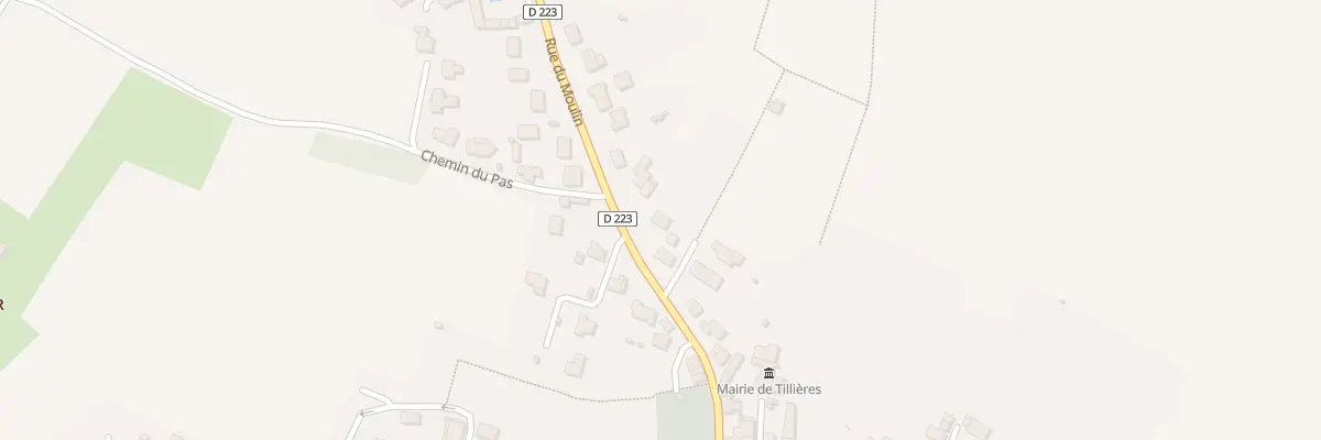 Plan du 19 Rue du Moulin (Tillieres) à Sèvremoine