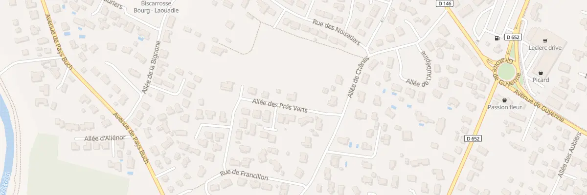 Plan du 82 All des Prés Verts à Biscarrosse