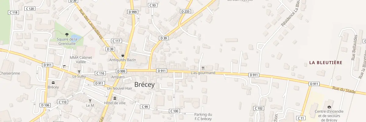Plan du 19 Rue du Stade à Brécey