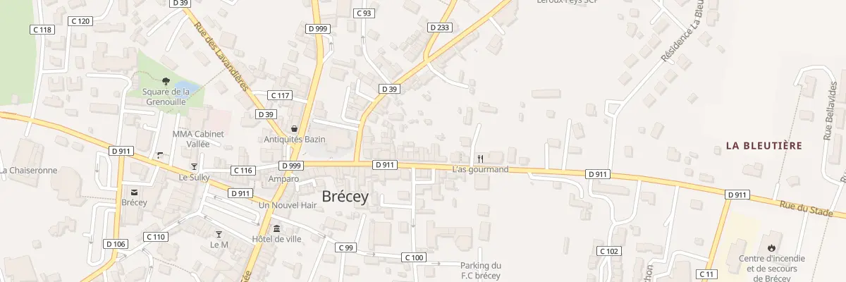 Plan du 15 Rue du Stade à Brécey