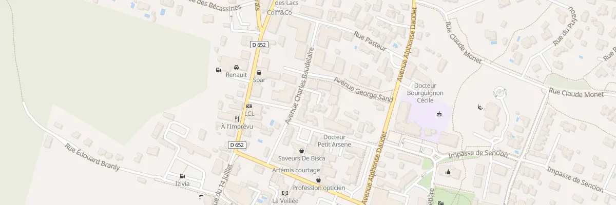 Plan du 116 Rue Charles Baudelaire à Biscarrosse