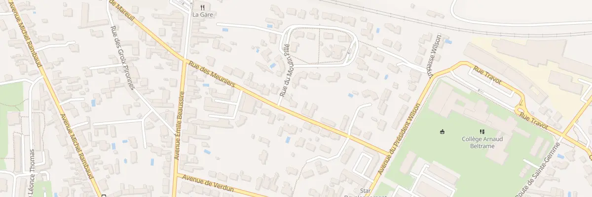 Plan du 27 Rue des meuniers à Luçon