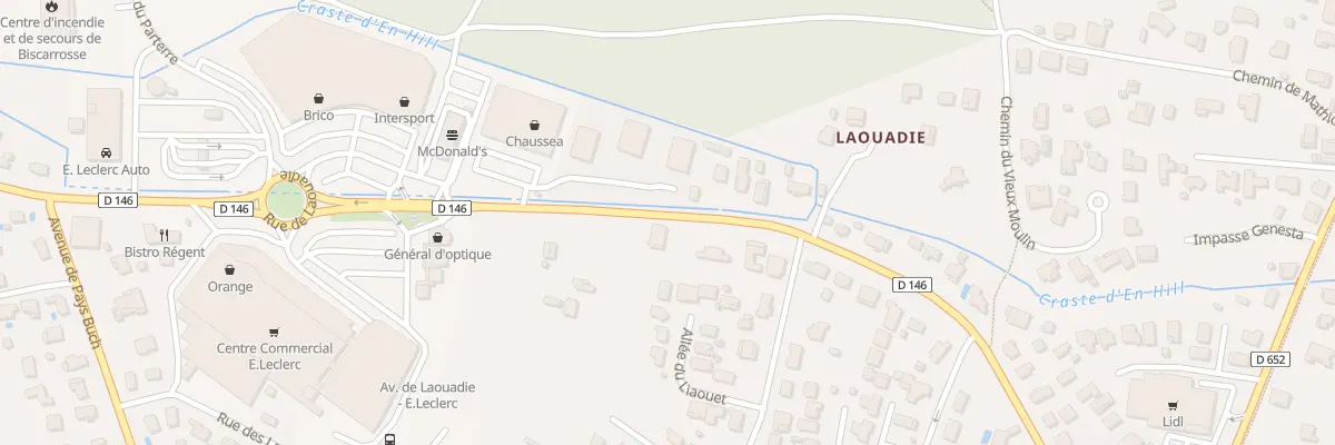 Plan du 475 Av de Laouadie à Biscarrosse