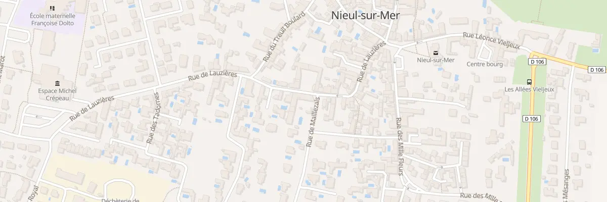 Plan du 31 Rue de Lauzières à Nieul-sur-Mer
