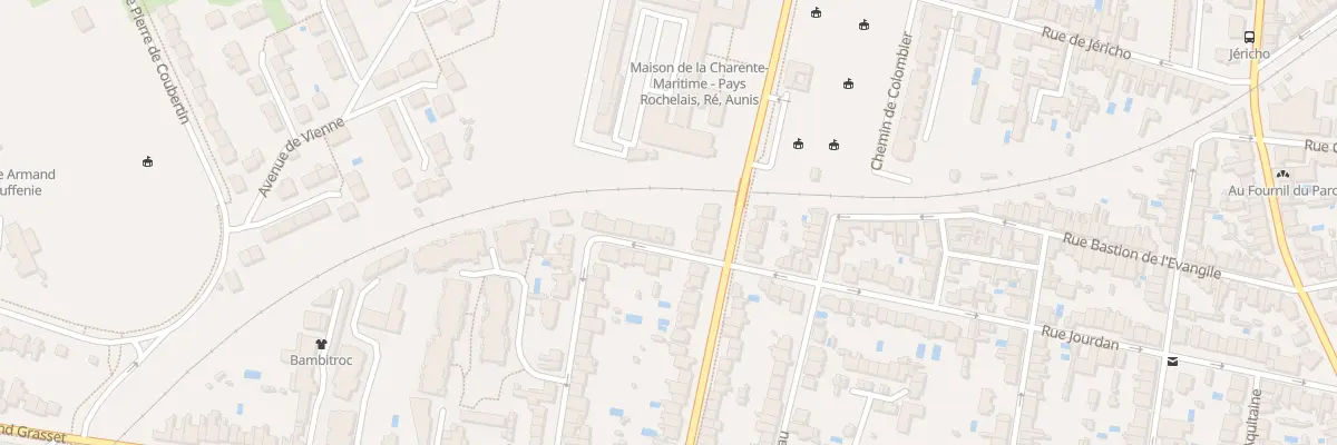 Plan du 45 Rue Eugène Delacroix à La Rochelle