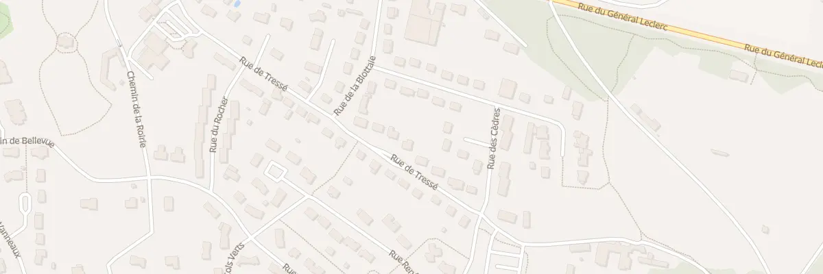 Plan du 19 Rue de tressé à Ombrée d’Anjou