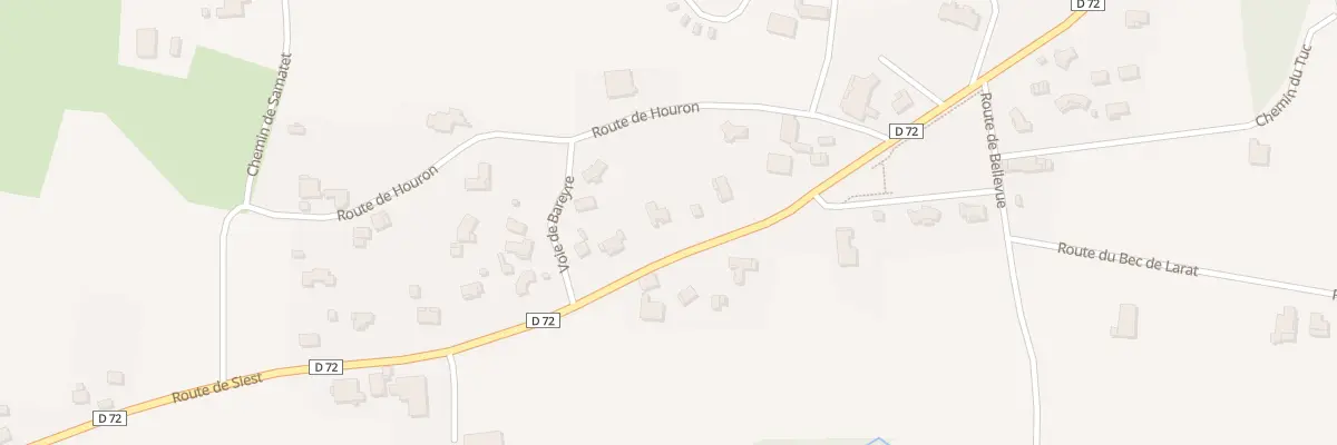 Plan du 1518 Rte de Siest à Orist