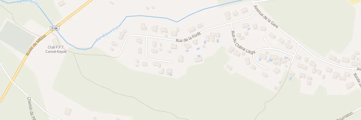 Plan du 5000F Imp des Marais à Mézos