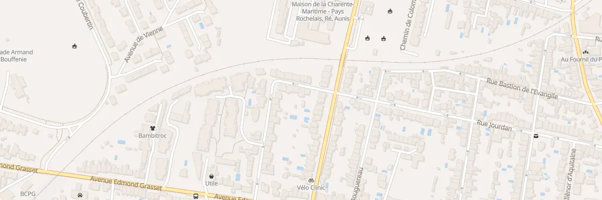 Plan du 42 Rue Eugène Delacroix à La Rochelle
