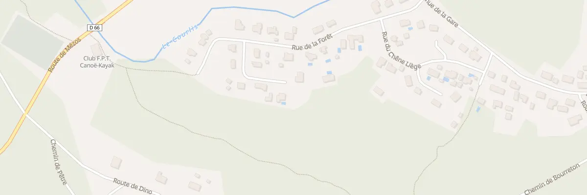 Plan du 5000 Imp des Marais à Mézos