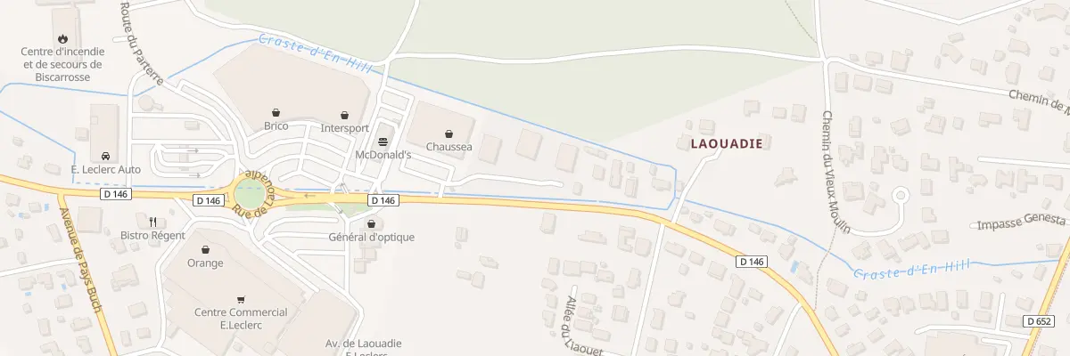 Plan du 570 Av de Laouadie à Biscarrosse
