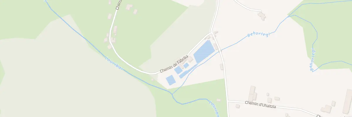 Plan du 107 Che de Fabrika à Ahaxe-Alciette-Bascassan
