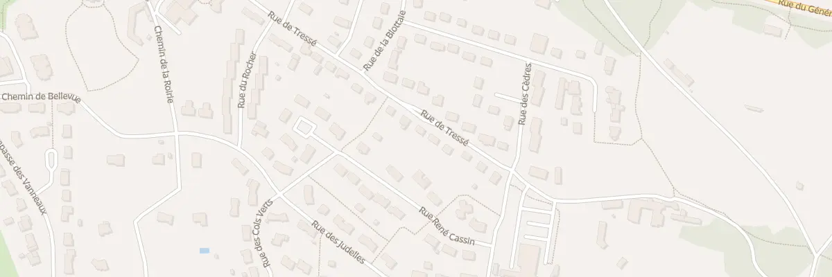 Plan du 40 Rue de tressé à Ombrée d’Anjou