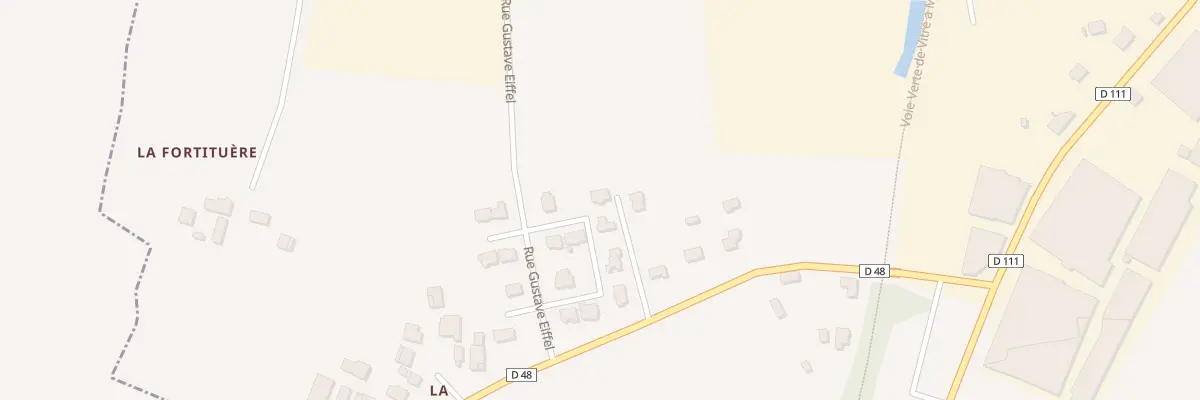Plan du 11 Rue Louis Pasteur à Argentré-du-Plessis