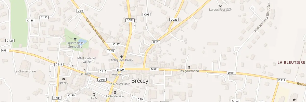 Plan du 12 Rue du Bocage à Brécey