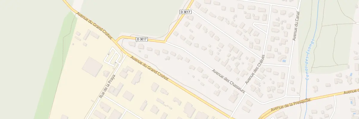 Plan du 17 Av des Chasseurs à Lège-Cap-Ferret