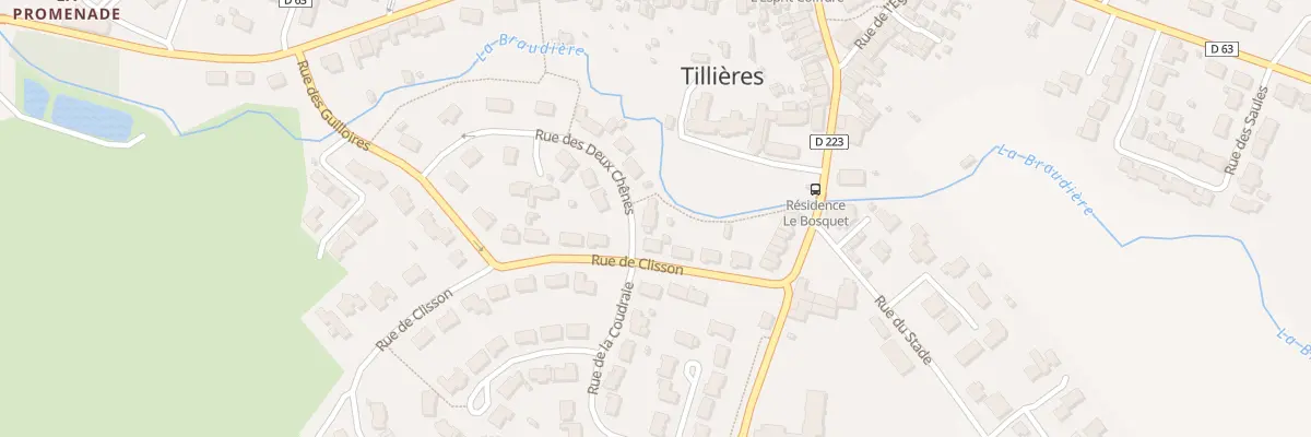 Plan du 15 Rue des Deux Chenes (Tilliere) à Sèvremoine