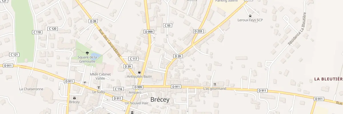 Plan du 9 Rue du Bocage à Brécey