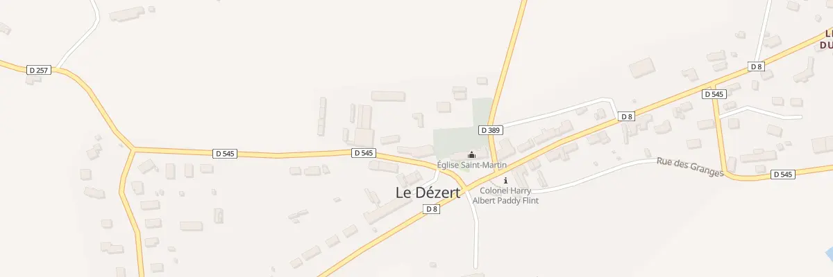 Plan du 4 Pl de la Mairie au Dézert