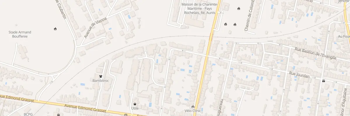 Plan du 34 Rue Eugène Delacroix à La Rochelle