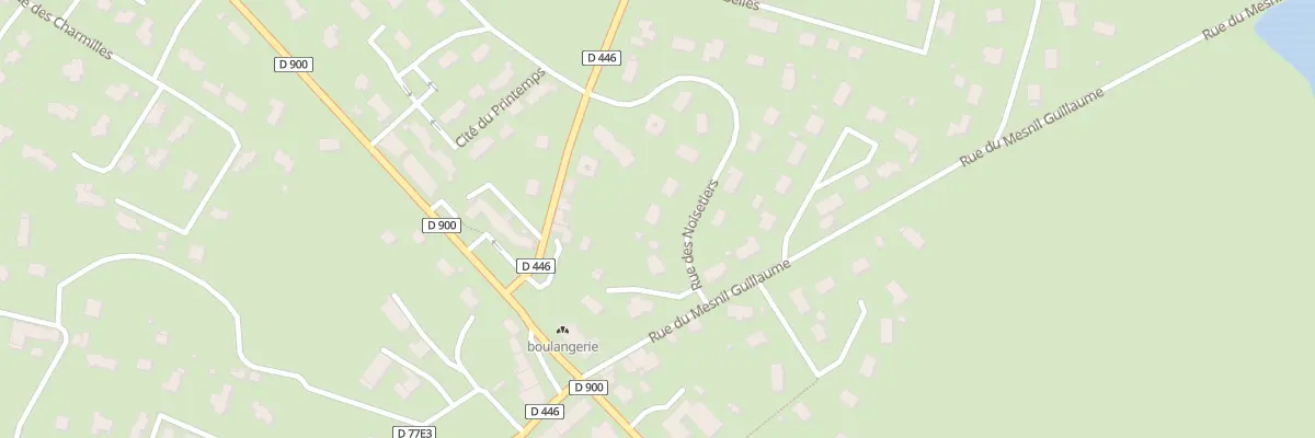 Plan du 12 Rue des Noisetiers à Thèreval