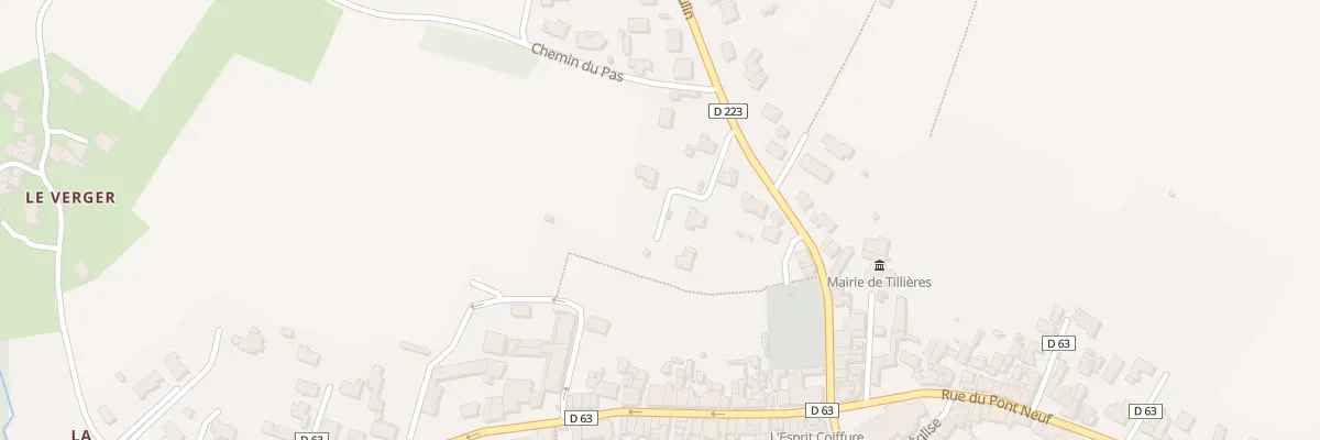 Plan du 6T Rue du Moulin (Tillieres) à Sèvremoine