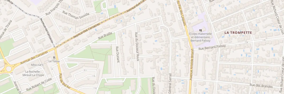 Plan du 22 Rue Docteur Roux à La Rochelle