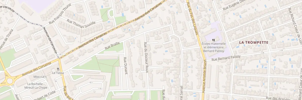 Plan du 26 Rue Docteur Roux à La Rochelle