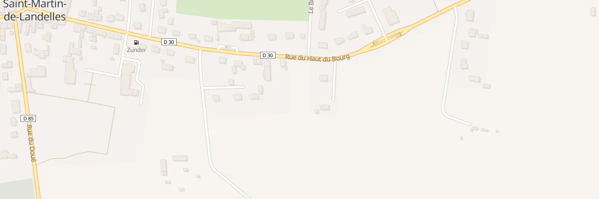 Plan du 45 Rue du Haut du Bourg St-Martin à Saint-Hilaire-du-Harcouët