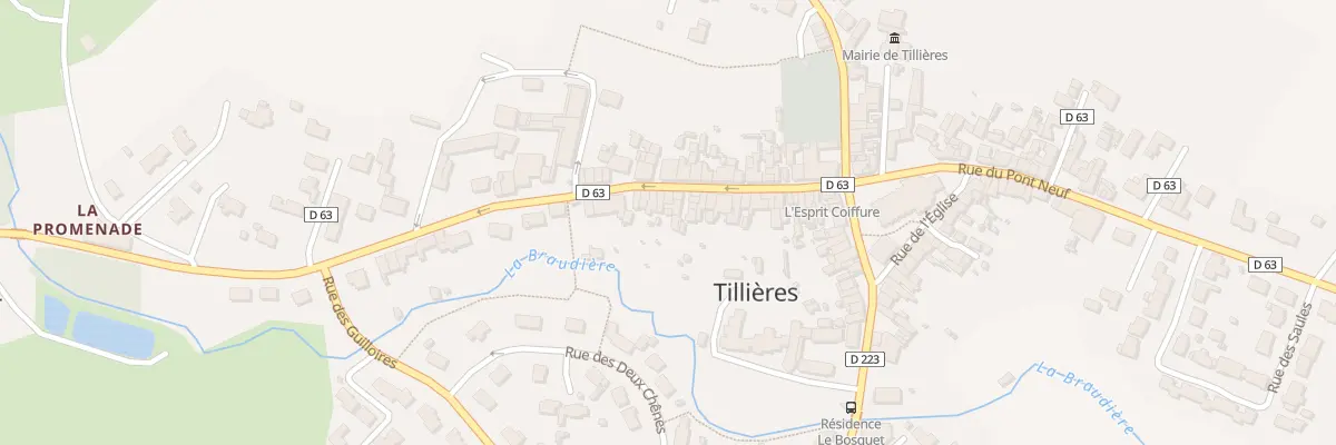 Plan du 32 Rue du Commerce (Tillieres) à Sèvremoine