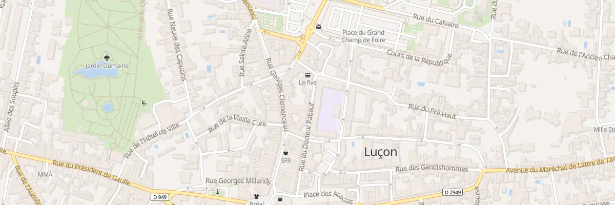 Plan du 33B Rue du Doc Pabeuf à Luçon