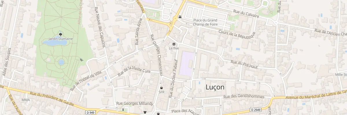 Plan du 33 Rue du Doc Pabeuf à Luçon