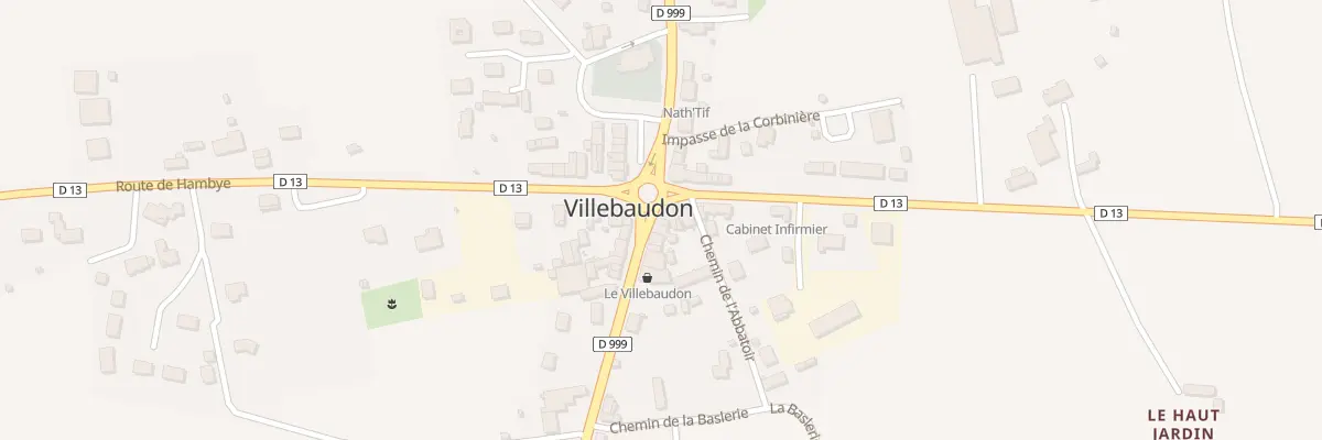Plan du 5018 Le Bourg à Villebaudon